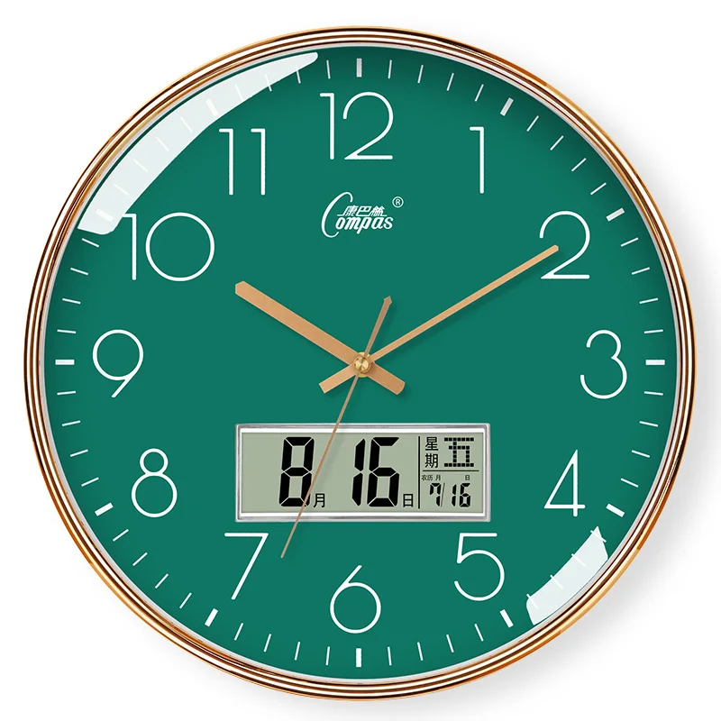 

Nordic Creative Wall Clock Simple Luxury Quartz Living Room Digital Modern Design Wall Clock Reloj De Pared Home Decor DB60BG