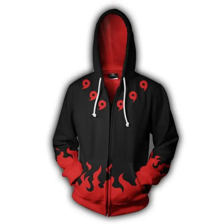 Hoodies 6 Осень зима аниме Наруто куртка, костюм для косплея толстовки на молнии с капюшоном мужская куртка одежда "Наруто" Хэллоуин свитер с капюшоном - Цвет: Hoodies 6