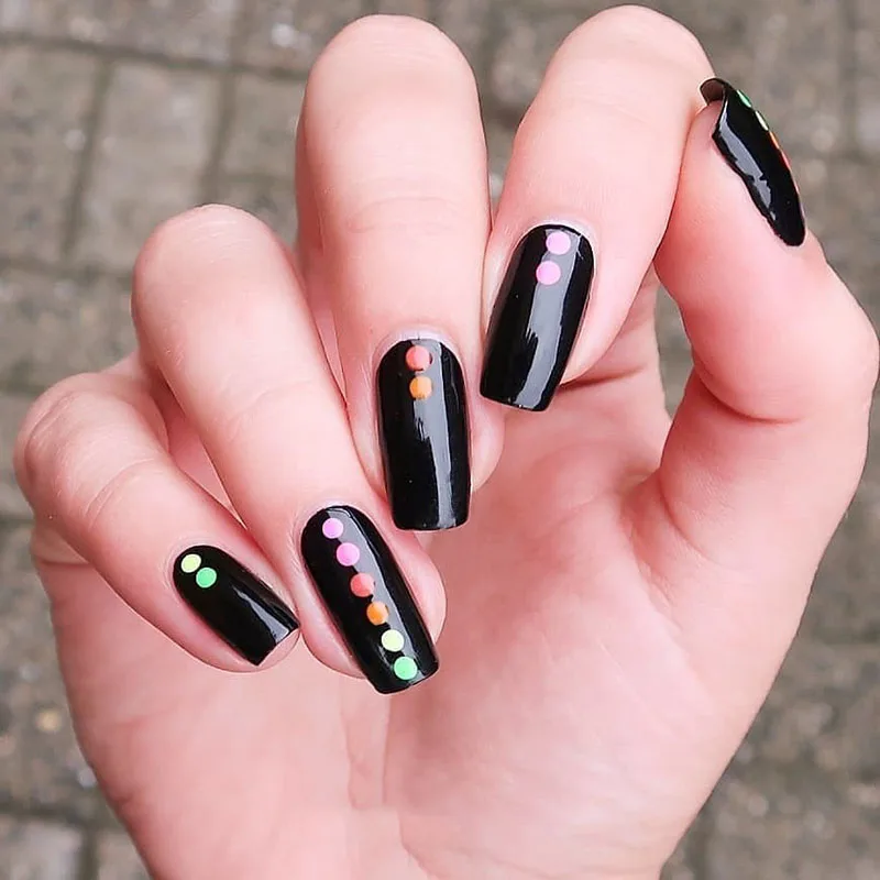 

4g/2g Fluorescent Butterfly Mini Round Hexagon Ultra-thin Sequins Nail Art 3D Mixed Color Sparkly Nail Art Decoration