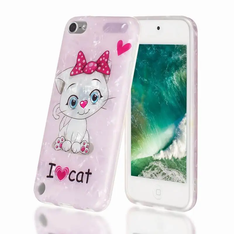 Модный чехол для ipod touch 5 6 5th 6th gen с изображением милого кота лягушки мягкий