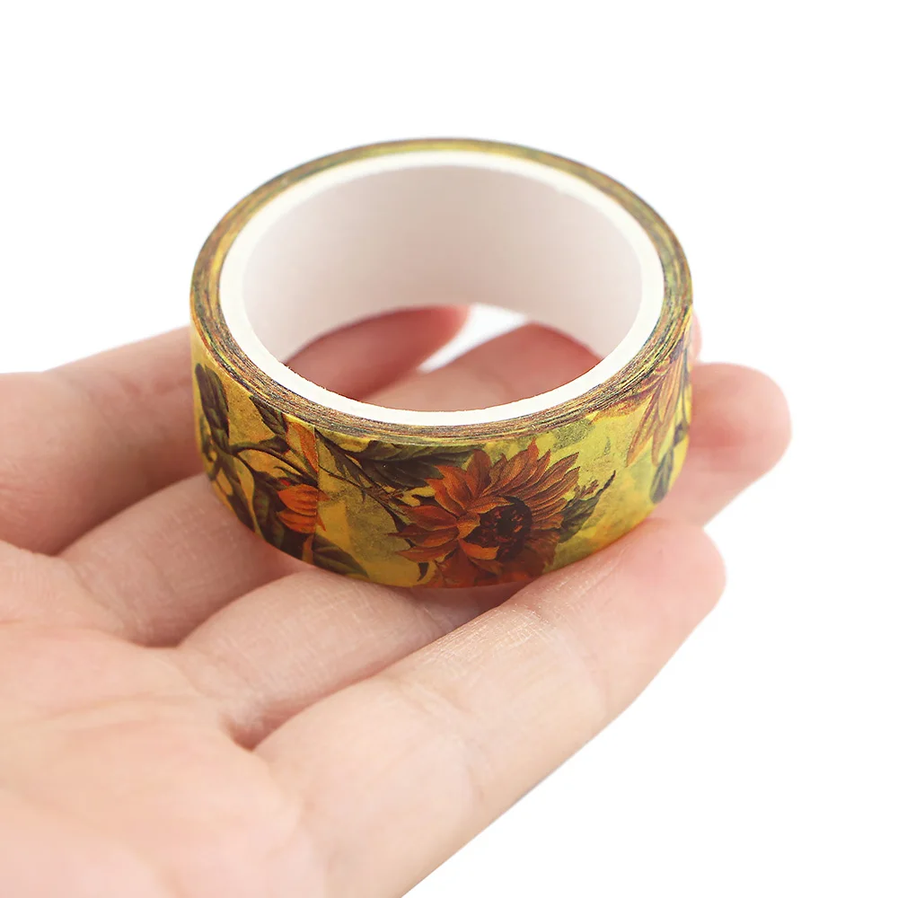 Ransitute R1082 набор декоративного скотча Васи для художественной живописи подсолнуха