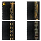 Тетрадь HATBER A4 96 л. гребень, клетка, 3D фольга, 3D лак, GOLD STYLE 4 вида, 96Т4лофлВ1гр, T262153