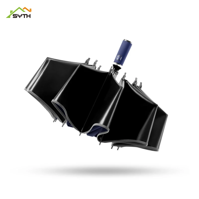 

Wind Resistant 3Folding Automatic Umbrella Rain Business For Men Portable Large Umbrellas Parasol Anti-UV Umbrella Ten Bone