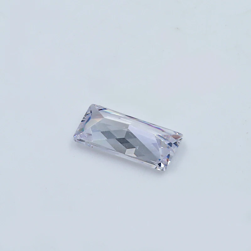 50Pcs 3x7~6x12mm Rectangle Shape 5A+ White Color CZ Stone Synthetic Gems Brilliant Cut Cubic Zirconia For ring | Украшения и