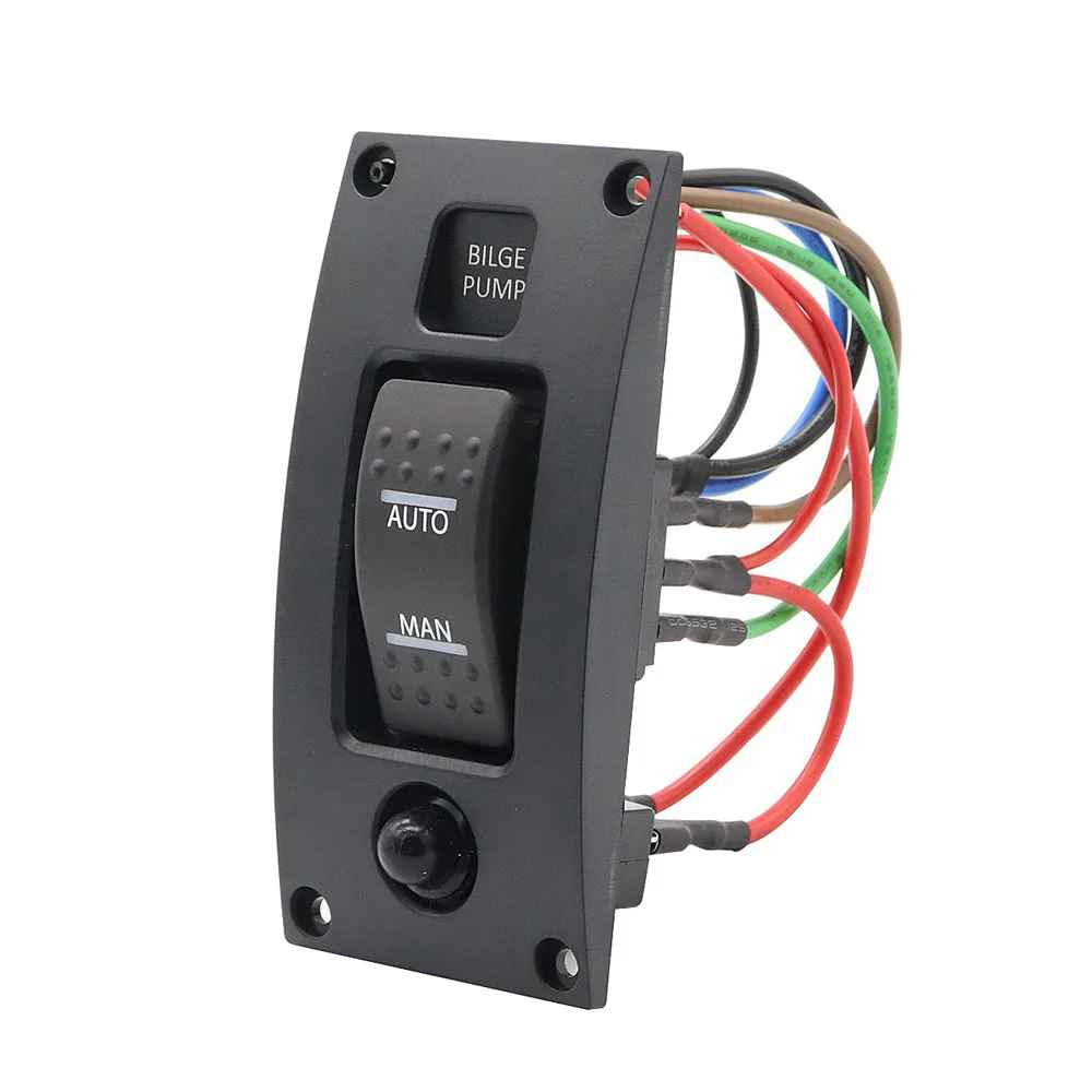 Водонепроницаемая изогнутая трехскоростная переключающая панель насоса для