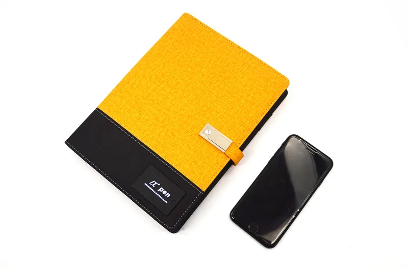 

Wireless charger power bank notebook with 16G USB flash disk