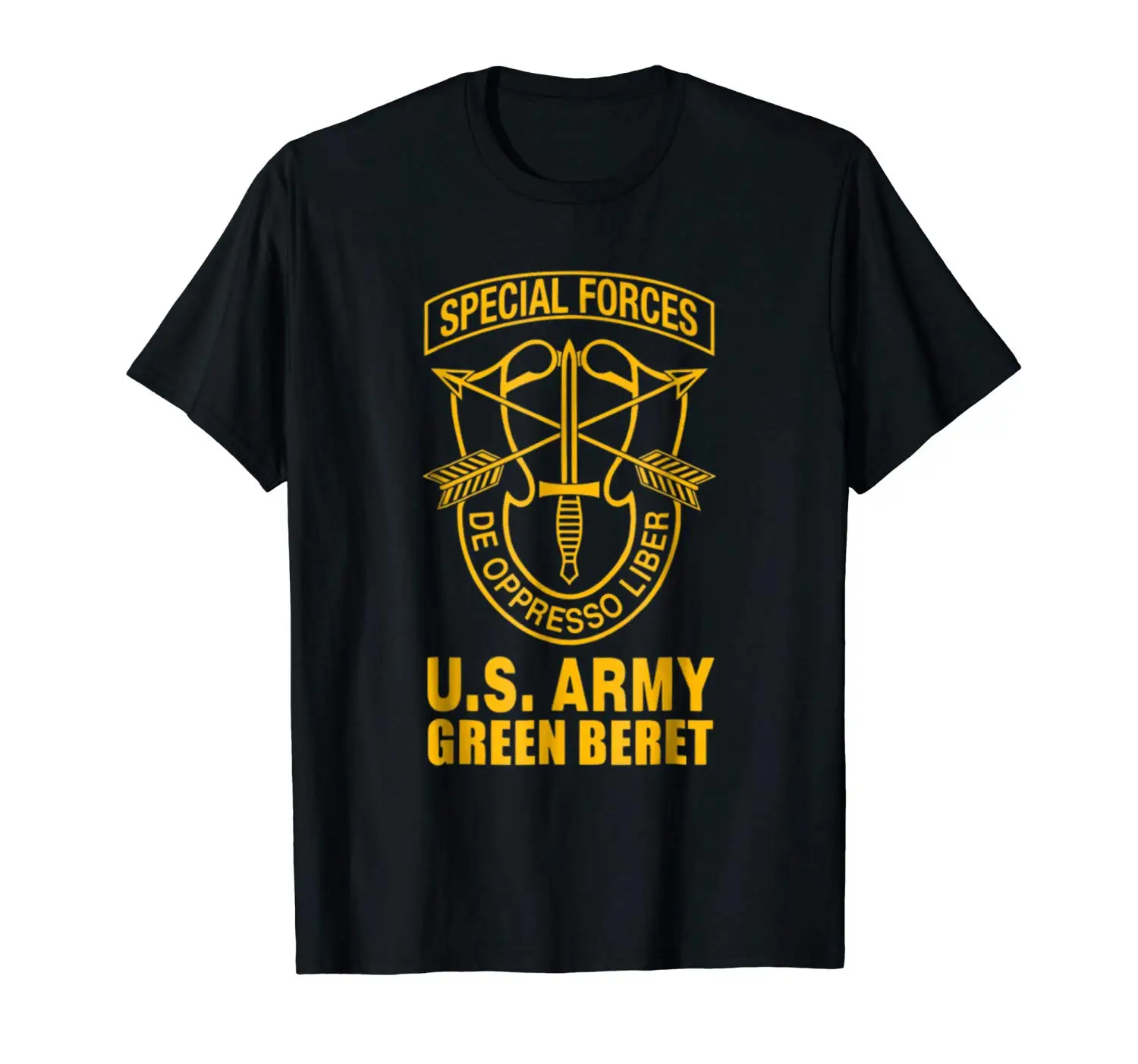 2019 Fashion Men T shirt Us Army Green Beret Special Forces TShirt | Мужская одежда