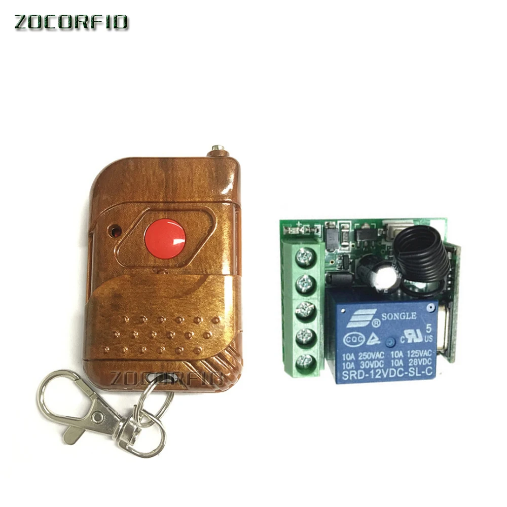 

50M DC12V Wireless Remote Control Switch / Exit door switch / penetration / a remote control receiver board