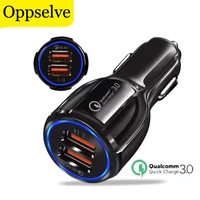 mini usb car charger adapter quick charge 3 0 car usb charger mobile phone qc3 0 dual usb car charger 2 port for iphone samsung