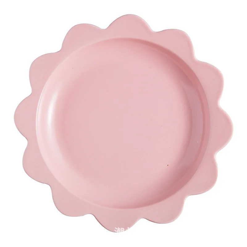 

Household creative glaze sunflower ceramic dish and colorful fruit dish