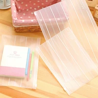 document bag a4 size transparent simple style matte file pouch storage office school stationery supplies waterproof case %d0%bf%d0%b0%d0%bf%d0%ba%d0%b8