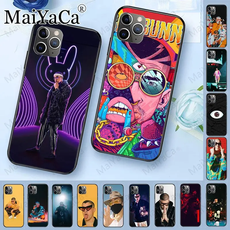 Мягкий чехол для телефона с принтом Bad Bunny X100pre iphone 11Pro 5s 6s 12pro 8plus x xs xr xsmax оболочка