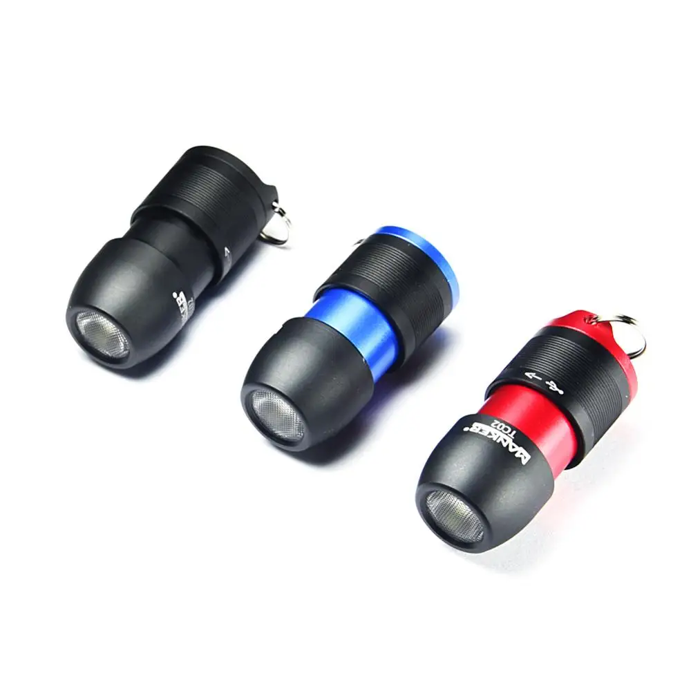 Manker-luz táctil TC02 de 150 lúmenes, minilinterna recargable por USB LED de bolsillo, CREE XPG3/nikia 219C