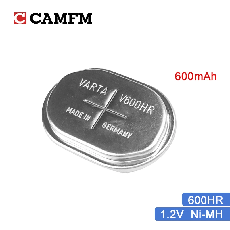CAMFM 1 х/лот VARTA V600HR 1,2 V 600mAh Германия импортированная перезаряжаемая Ni-MH Кнопочная батарея для Jeep автомобильный брелок-фонарик
