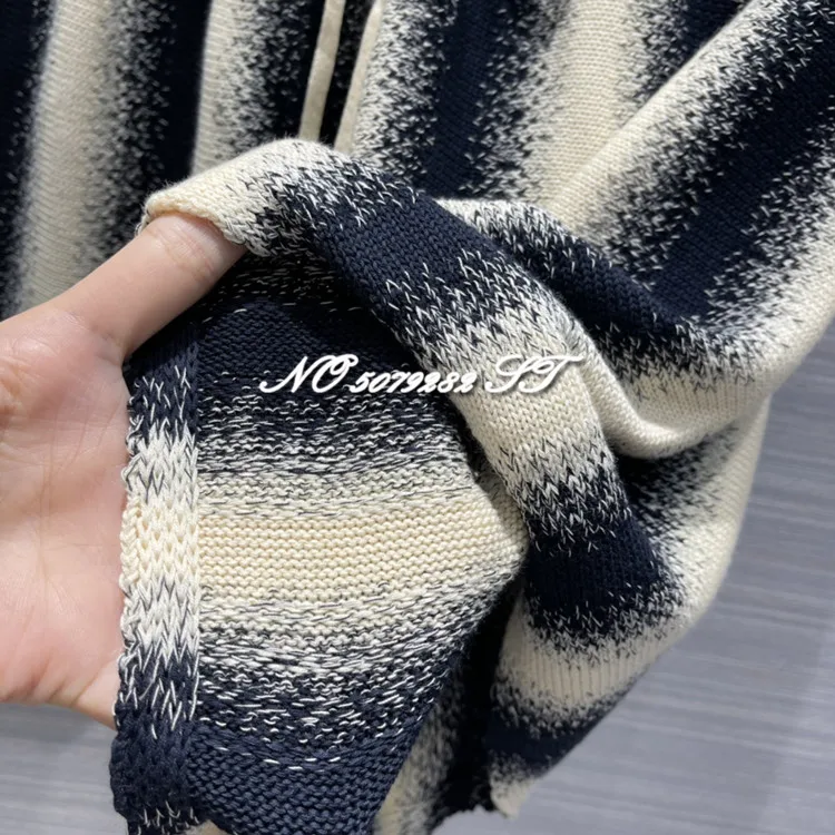 

High-end Cotton Knitted Fashion Casual Woman Striped Shorts