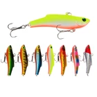 Рыболовная приманка, 70 мм, 20 г, быстротонущаяТонущая, VIB, без липучки, жесткие приманки, кренкбейт, шарнирные рыболовные воблеры