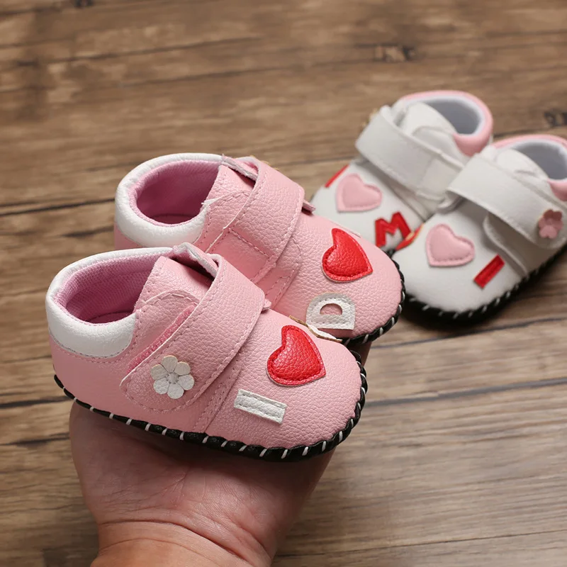Обувь для маленьких девочек Мягкая обувь ручной работы на резиновой подошве с