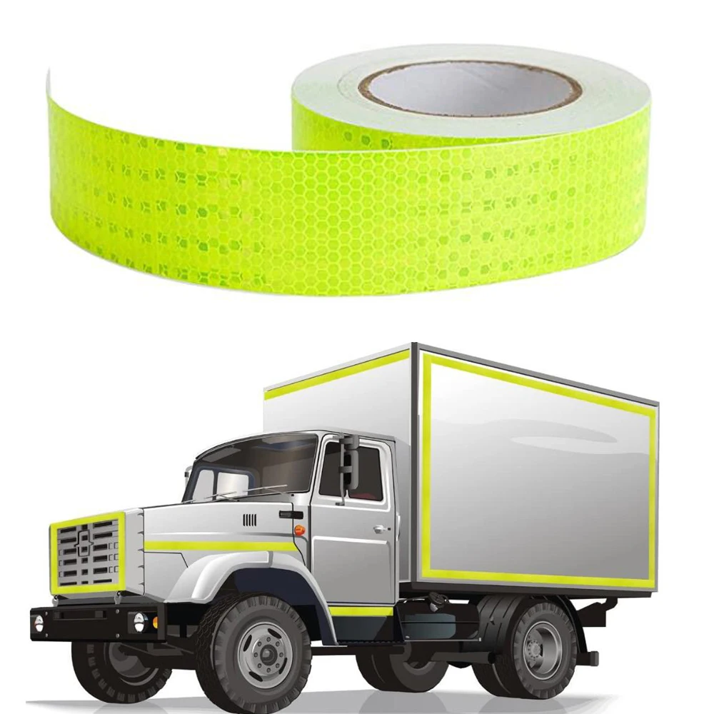 

5cmx50m/Roll High Quality Waterproof Trailers Accessories Reflective Car Stickers Adhesive Tape For Trucks Safety