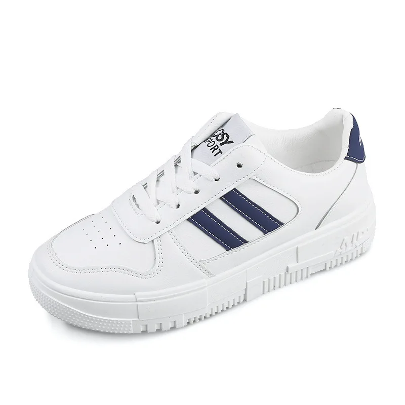 

Women Sneakers 2021 New Fashion Shoes Women's Vulcanize Shoes Spring New Casual Classic Solid Color PU Leather Shoes White