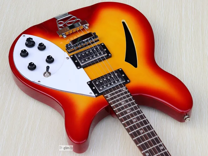 Sunburst цветная электрическая гитара из красного дерева, электрогитара ra 39 дюймов, глянцевая 6 струнная гитара, электронная гитара с бесплатной сумкой