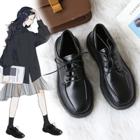 jk uniform shoes ins small leather shoes women chic retro british style 2020 new spring tide shoes net red wild flat shoes
