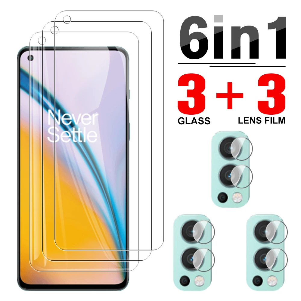 

Закаленное стекло 6 в 1 для OnePlus Nord 2 5G, Защита экрана для 1 + Nord2 5G OnePlus Nord CE N10 N100, Защитная пленка для объектива камеры