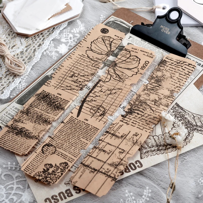 Floriography Junk Journal Bullet Journal Decorative Rubber Stickers Scrapbooking Stick Label Diary Stationery Album Sticker