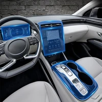 for hyundai tucson 2021 2022 nx4 car center console tpu protection anti scratch film interior modification sticker accessories