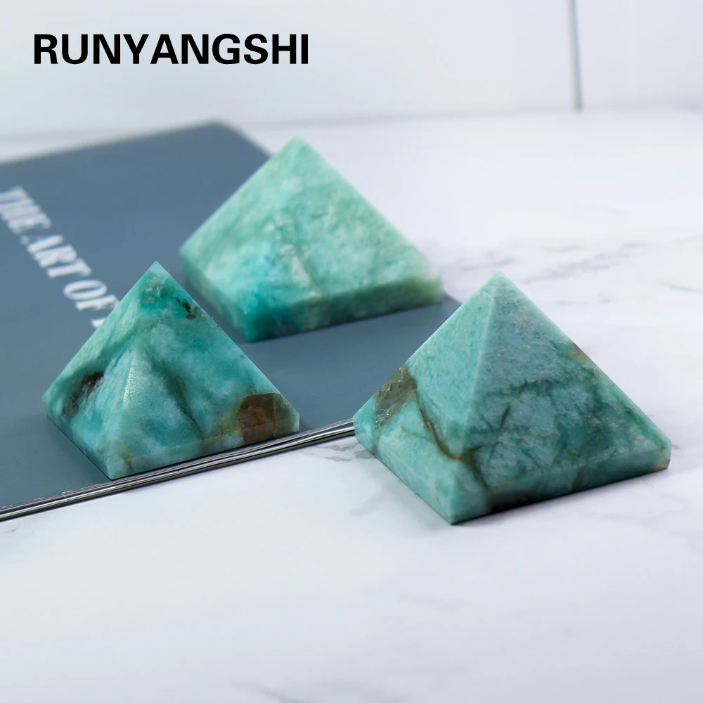 Runyangshi 1 шт. 30 50 мм натуральный камень Tianhe искусственный кристалл для украшения