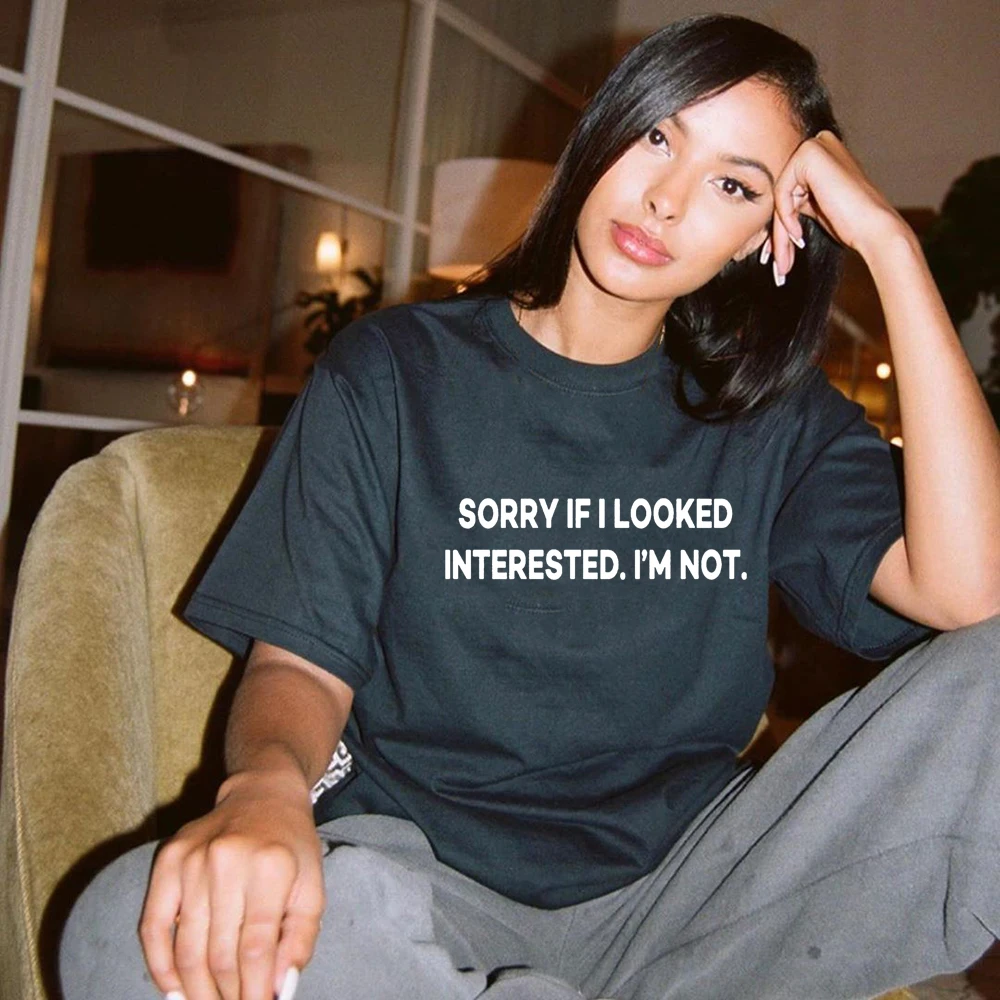 Извините если я выгляжу заинтересованной не с буквенным принтом женские