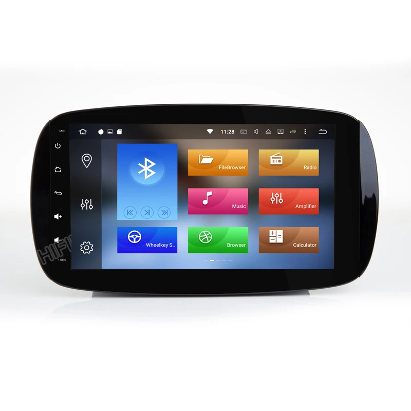 9 дюймов Android 10 автомобильный DVD Мультимедиа Стерео GPS для Benz Smart Fortwo 2016 2017 2018 с