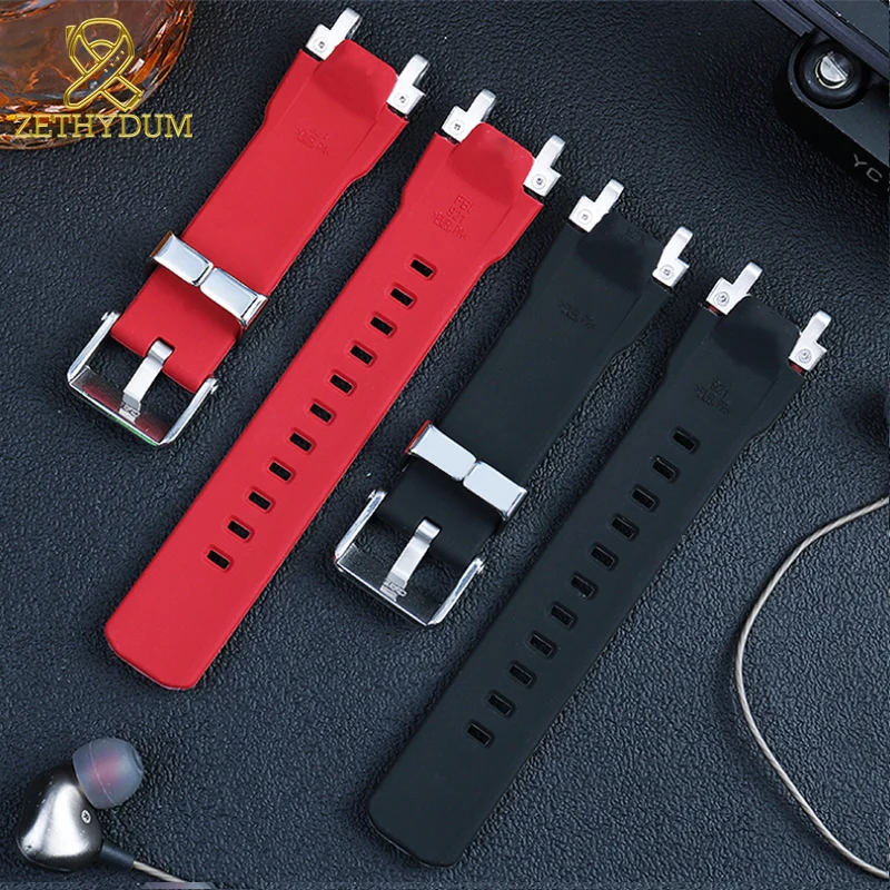 Высокое качество резиновый ремешок для наручных часов ca-sio G-Shock MTG-G100 MTG-B100/D/BD