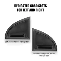 car dashboard storage box organizer phone holder grip tray for tesla model 3 y s x stowing tidying accessories