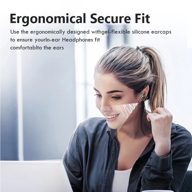 

Bluetooth 5.0 Wireless Headphone Touch Control LED Display Earphone 9D Stereo Sports Waterproof Earbuds Headsets With Microphone