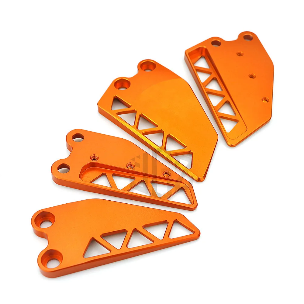 Мотоциклетная CNC алюминиевая передняя задняя защитная крышка для ног крепление для пятки защита для KTM DUKE 250 390