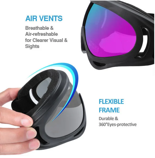 Очки для катания на лыжах и сноуборде очки горных лыж зимние спортивные