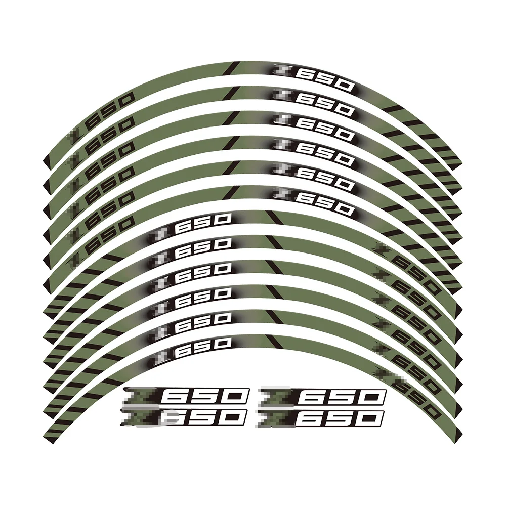 12 X наклеек с толстыми краями и внешним ободом полосатые наклейки на колеса