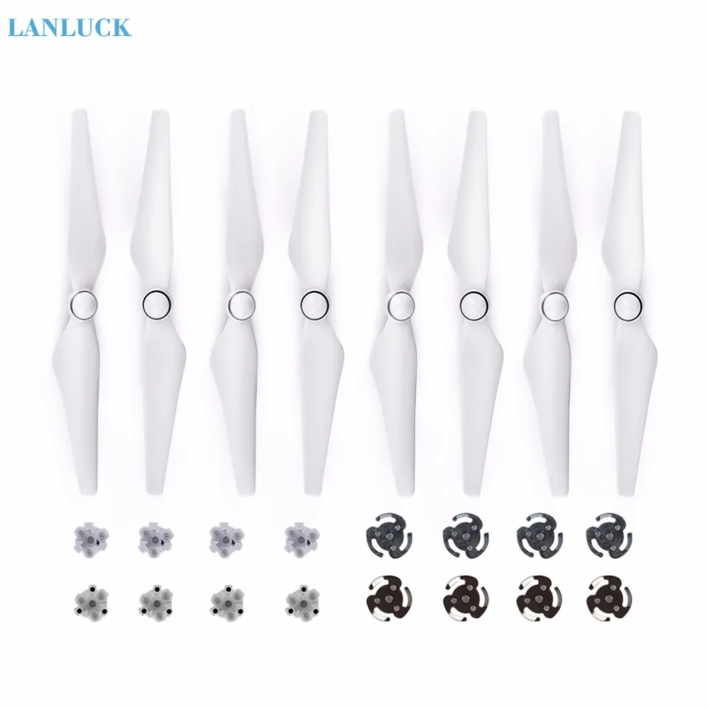 8PCS 9450S Propeller for DJI Phantom 4 Pro Advanced Drone Quick Release blades Replacement Props with Mount Base Spare Parts | Электроника
