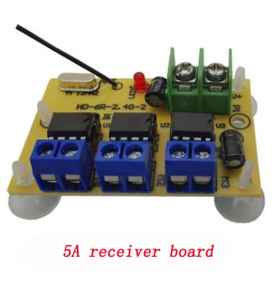 only 5A receiver 6CH 2,4G пульт дистанционного управления DC 6 V-15 V большой мощности передатчик приемник радиосистема для DIY RC лодка автомобили 50M Беспроводное управление - Цвет: only 5A receiver