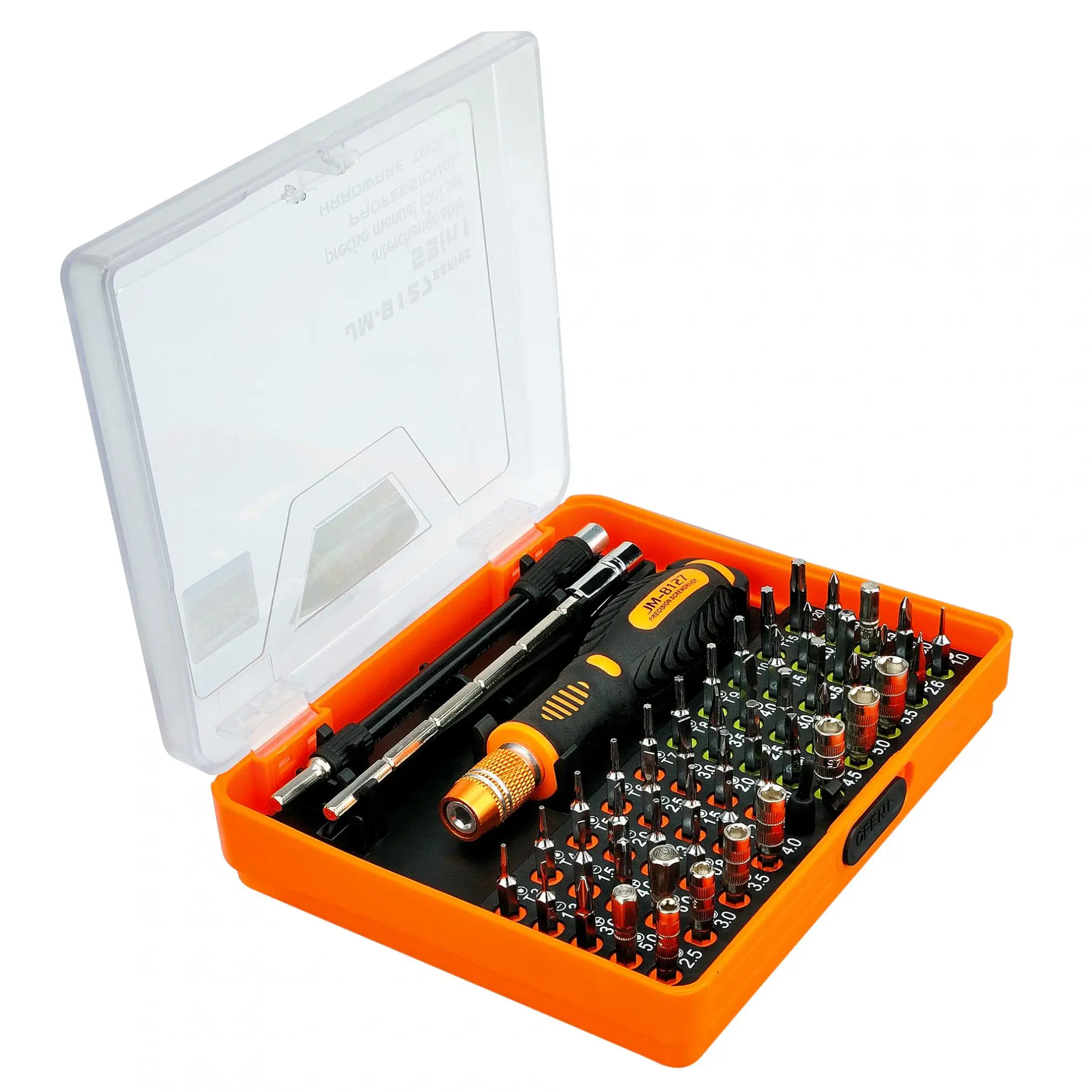 Precision 53 in 1 Multi-purpose Magnetic Screwdriver Set Disassemble Household Tools for phone Pc JAKEMY JM-8127
Precision 53 in 1 Multi-purpose Magnetic Screwdriver Set Disassemble Household Tools for phone Pc JAKEMY JM-8127