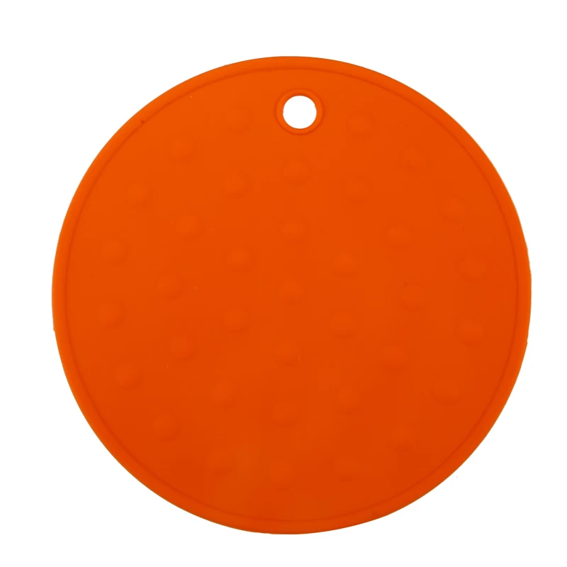 Orange 4 шт./компл. Кухня силиконовая труба горячий подстаканник Коврик Non-Slip изоляционная прокладка чашу термостойкий Коврик подставка горячий сосуд для напитка держатель - Цвет: Orange