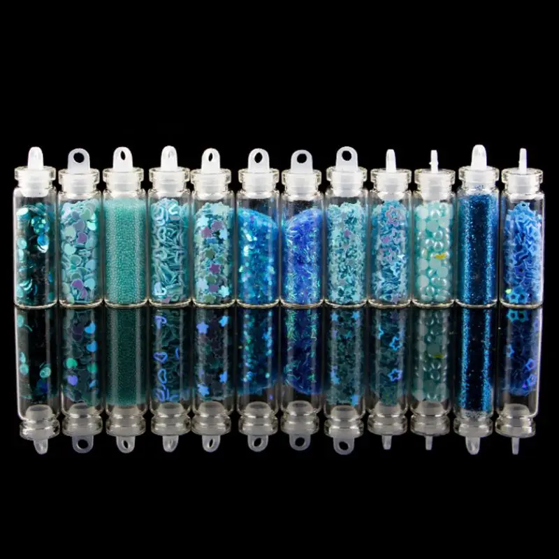 

12 Bottle/Set Manicure Sequins DIY Nail Beauty Filling Tools Multi Functional Nails Art Glitter Powder Eyes Makeup Phone Case