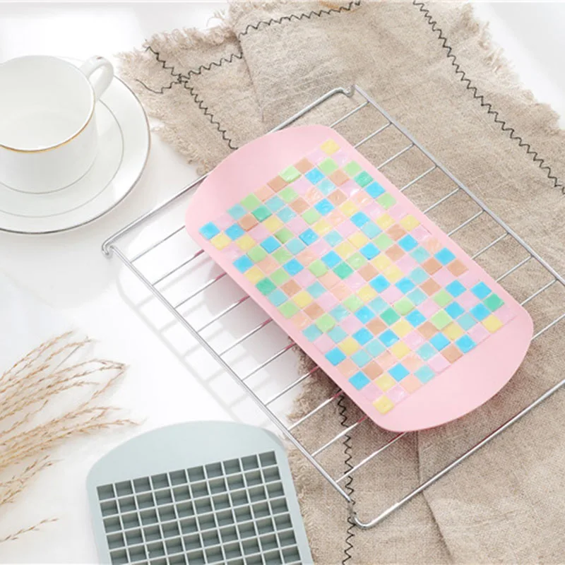 160 маленькие квадратные силиконовые 3D формы для торта помадные пирожных Сделай