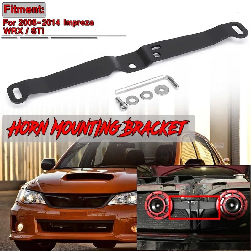 

Новинка, крепежный кронштейн с двойным рожком для Subaru Impreza WRX /STi 2008-2014