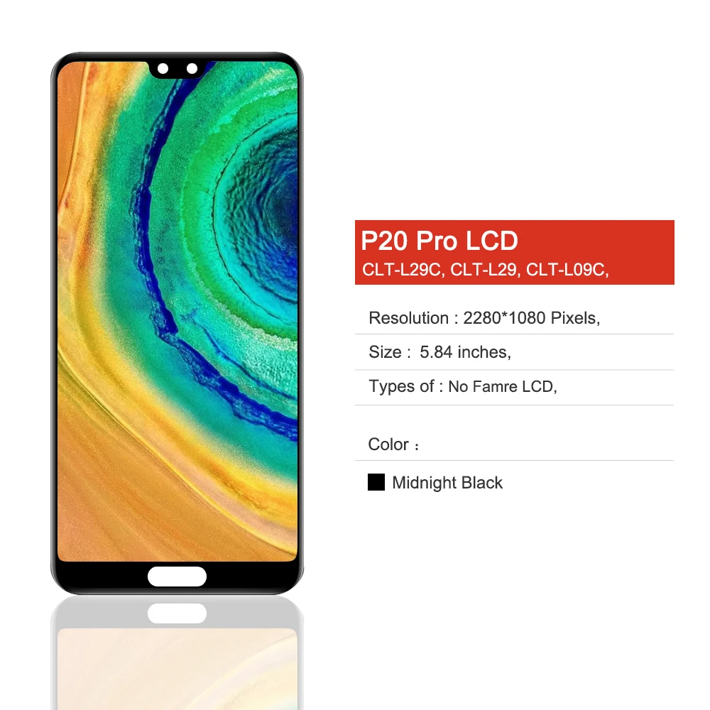 6.1'' P20Pro Lcd Display for Huawei P20 Pro Touch Screen Digitizer with fingerprint For CLT-L09 CLT-L29 | Мобильные телефоны