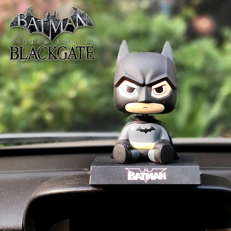 many style bat man figure shaking head doll office desktop car decoration bobble heads toys doll mobile phone bracket gifts free global shipping