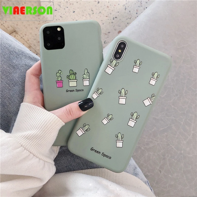 Чехол для телефона iPhone 11 6 6s 7 8 Plus X XR XS 11Pro Max милый чехол из мягкого ТПУ с