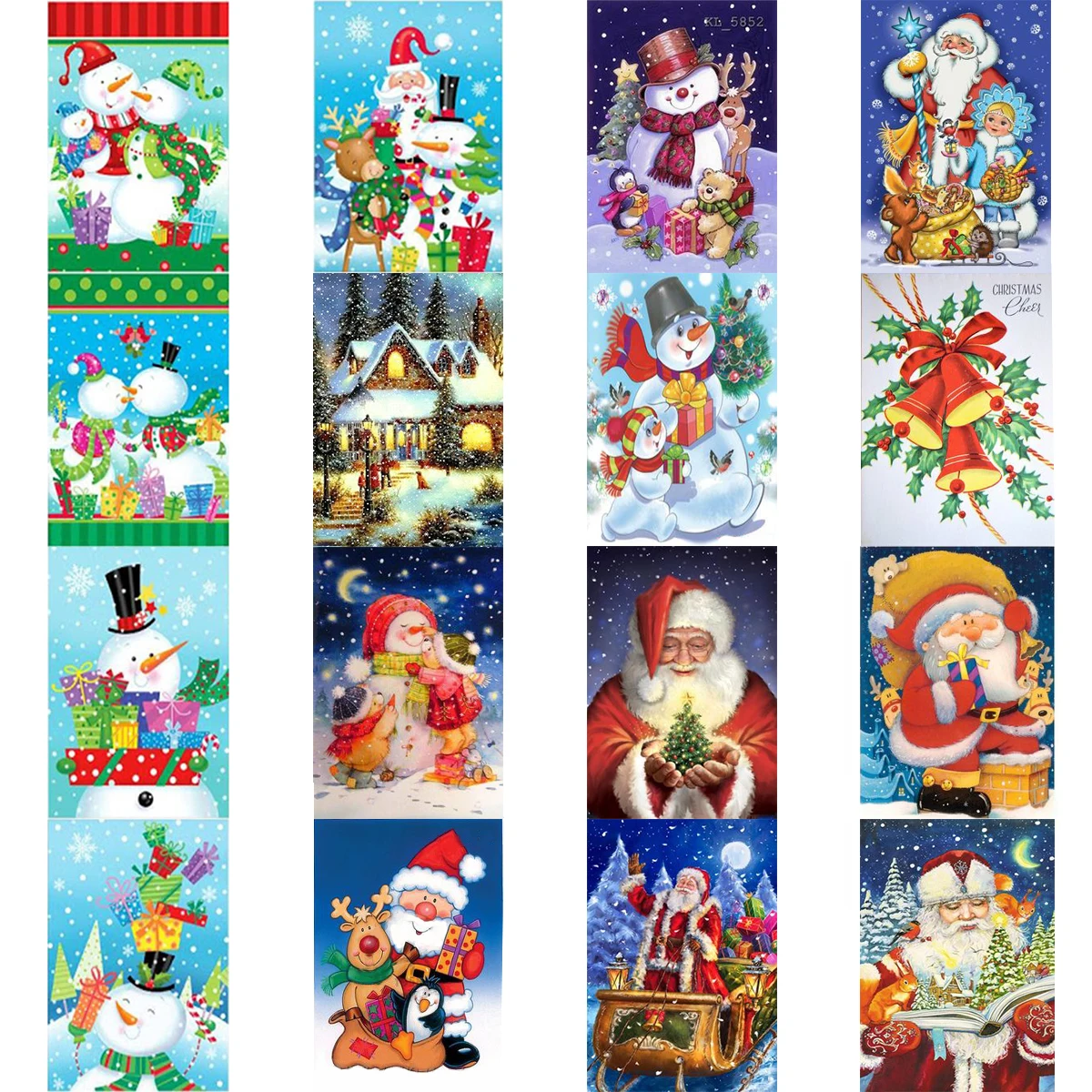 

5D Diamond Painting DIY Holiday Christmas Gift Painting Home Wall Christmas Decoration Cross Stitch Embroidery Complete Kit