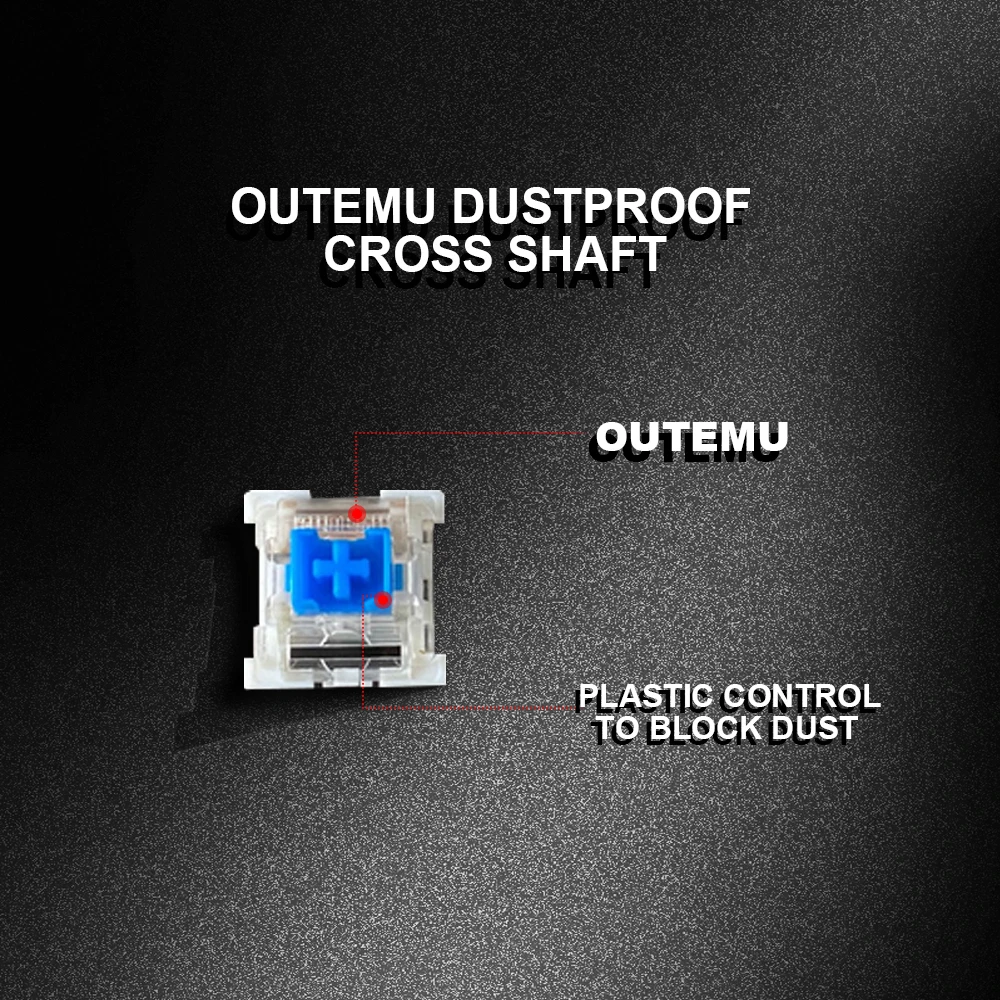 Переключатель REDRAGON SMD RGB Outemu MX 3 контактный кличный линейный тактильный бесшумный