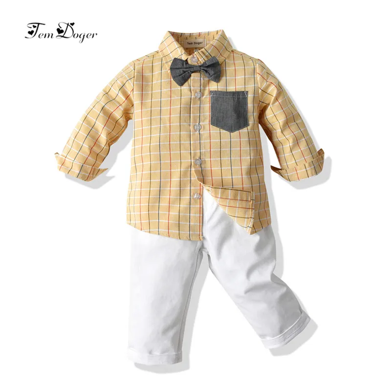 2019 повседневные комплекты одежды для маленьких мальчиков костюм джентльмена